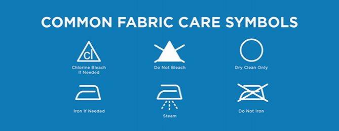 Common Fabric Care Symbols