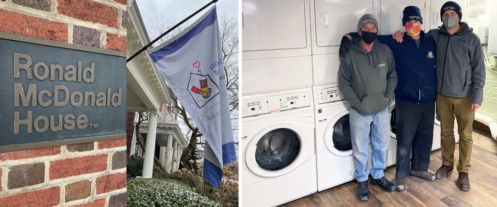 ALS Team at the Ronald McDonald House Laundry Room