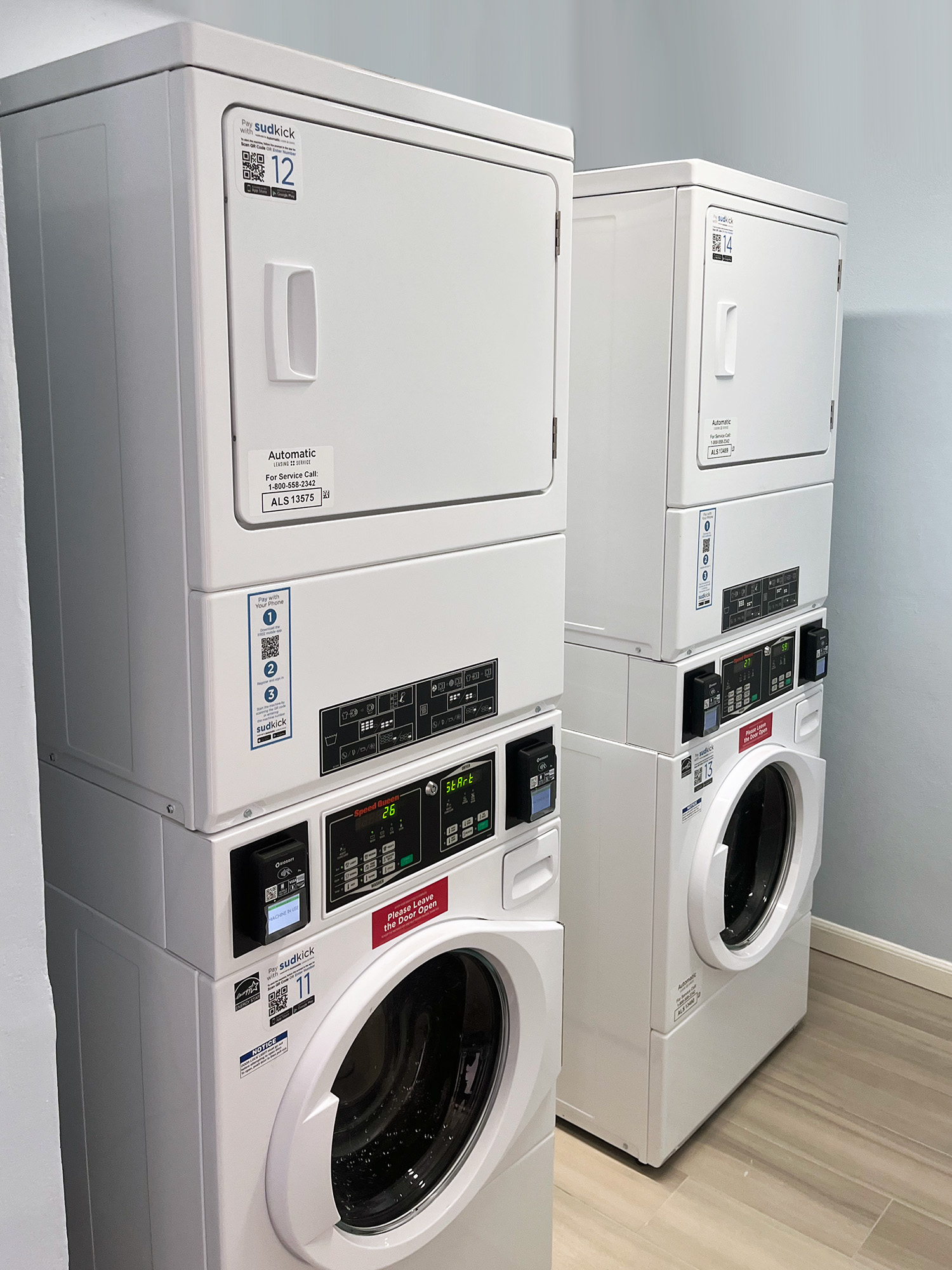 Photo of hotel laundry room